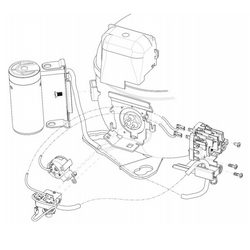 Compressor for refrigeration EMBRACO ASPERA NT2180GK R404a 942W (with starting relay CSIR)