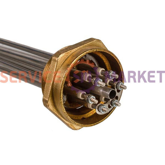 Heating element block 9000W (stainless steel), L=245mm nut 2.5" for electric boiler SINAN