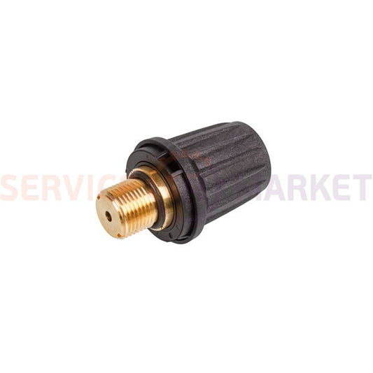 Plug with safety valve for Karcher steam cleaner