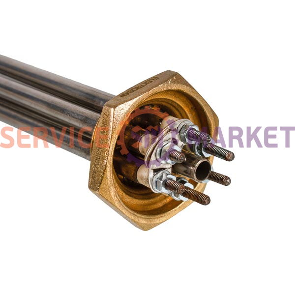 Heating element block 7500W 220/380V (stainless steel), L=325mm nut 1 1/4" for electric boiler ELEKTROSAN