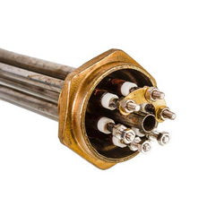 Shade block 9 kW 220-380V (stainless steel) L=385mm nut 1.5" (48mm) for Balcik electric boiler