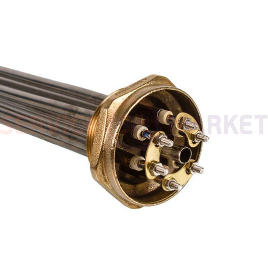 Heating element block 4500W 380V (stainless steel), L=275mm nut 2" for electric boiler SANAL