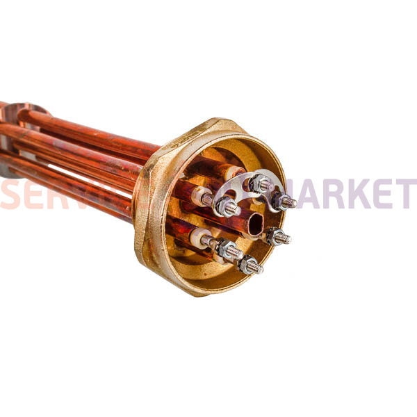 Shade block 6kW 220-380V mid L=360mm nut 2" for electric boiler Balcik