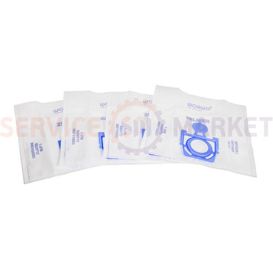 Zelmer ZMB02X12K WORWO Set of bags (12 pcs) for vacuum cleaner