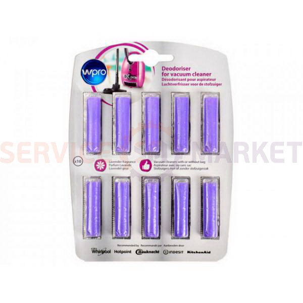 Освежитель лаванда для пылесосов (10 шт.) Wpro Whirlpool