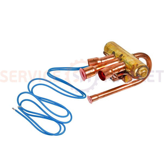 4-way valve (solenoid) DHF-11B (24000-30000Btu) 10mm/14mm for air conditioner