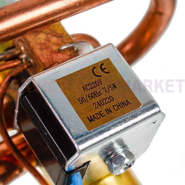 4-way valve (solenoid) DHF-11B (24000-30000Btu) 10mm/14mm for air conditioner