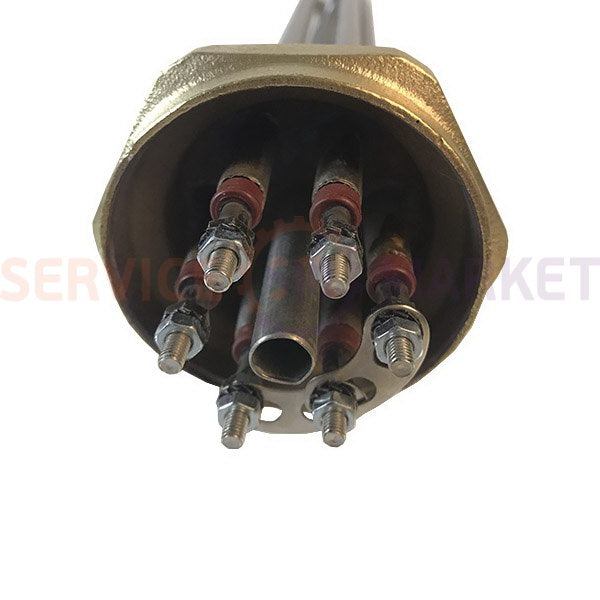 Heating element block 6000W 380V (stainless steel), L=330mm nut 2" for electric boiler SINAN