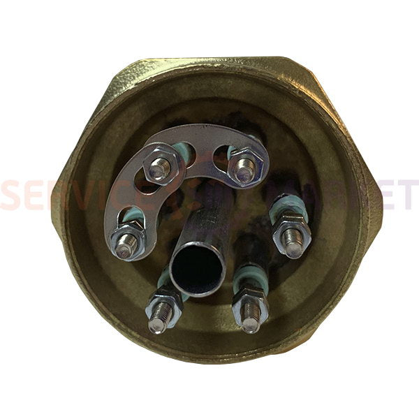 Thermo-Mix electric boiler Heating element block 6000W 220/380V L305mm nut 2" (58mm)