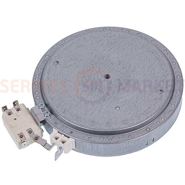 Whirlpool 481231018887 Hotplate 1200W for glass-ceramic surface