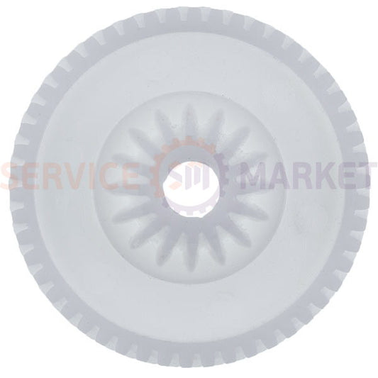 Gear (plastic shaft) for food processor D=31.5(cone)/68 H=15.5/10(25) Z=16/50(oblique) Bosch