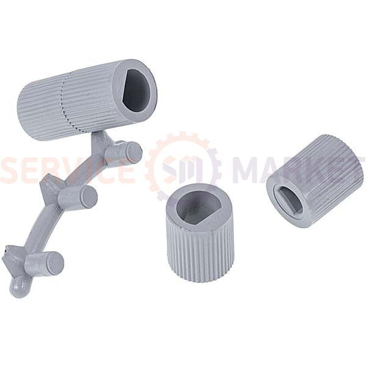 Adjustment handle (universal) for stove gray