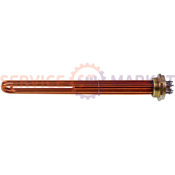 Heating element block 12 kW 220-380V copper L=430mm nut 2'' for Koolwen electric boiler