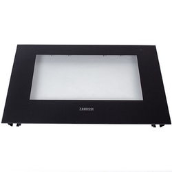 Zanussi 140242367336 External door panel (with fastenings) for oven