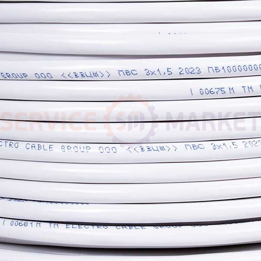 Cable PVS 3x1.5 (mid) Zaporizhzhya (per 1 meter)