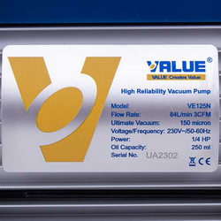 Vacuum pump Value VE-125 (1 stage, 70 lit/hv.)