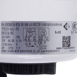 Air conditioner unit fan motor C&H 15012145 YYW35-4-5148 35W 220-240V, rod 8x45mm (counter-clockwise)