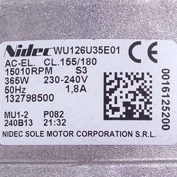 Motor for washing machine automatic Electrolux 1327985006 AC-EL 15010RPM 230-240V 1.8A 365W