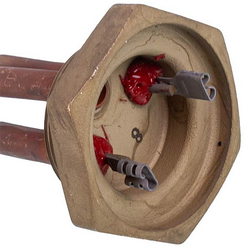 Heat for boiler Kawai 2500W (copper) L=300mm, nut 1 1/4&apos&apos