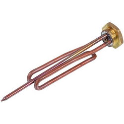 Heat for boiler 3000W (copper) L=330mm, nut 1 1/4&apos&apos