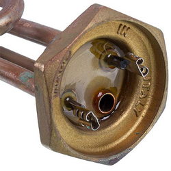 Heat for boiler Thermowatt 4000W (copper), nut 1 1/4&apos&apos L=385mm