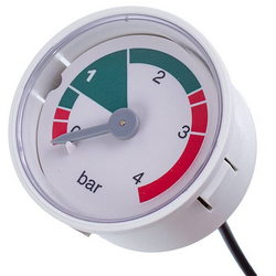 Pressure gauge 0-4 bar D=40 mm for gas boiler Baxi/Westen 7730239