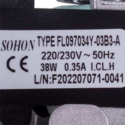 Fan 35 W for gas boiler 35000999