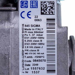 Gas valve Sit Sigma 845 for gas boiler 0.845.070