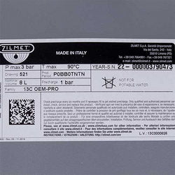 Expanding tank Zilmet 8 l 3/8&apos&apos for gas boiler 13С0000807