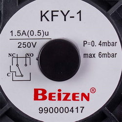 Pressure relay (pressostat) P=0.4/0.68 mbar for gas boiler Baxi/Westen 628610