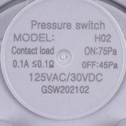 Pressure relay (pressostat) 75/45 Pa for gas boiler TD24110026
