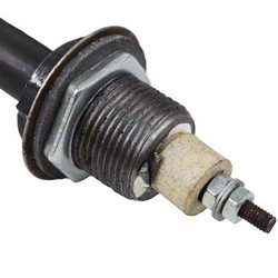 TEN for food boiler 2500W (stainless) L=150mm M22 (round)