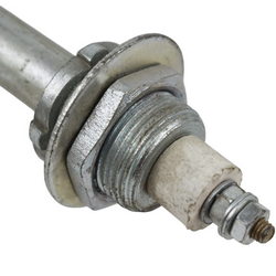 Heating element for food boiler 3500W (stainless and black steel) L=175mm M22 (round)