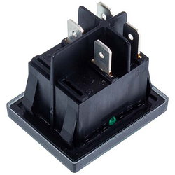 Vimikach SX82 16A-250V/20A-125V bipolar with backlight (universal) green