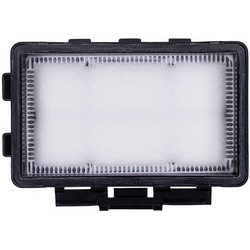 Exhaust filter (foam rubber) with chute for Zanussi vacuum cleaner 4055447314 130x95x17mm