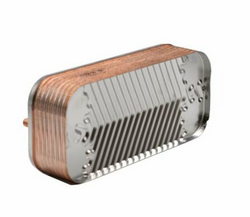 Heat exchanger plates (16 plates) for gas boiler A00540043