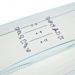 Freezer drawer panel Liebherr 9041804 (top/middle) 365x185mm