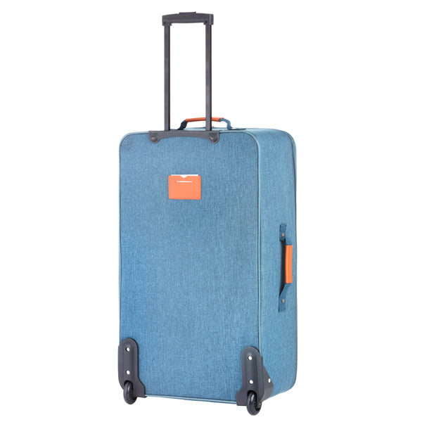 Suitcase TravelZ Hipster (M) Jeans Blue