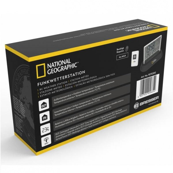 National Geographic Transparent Black Weather Station