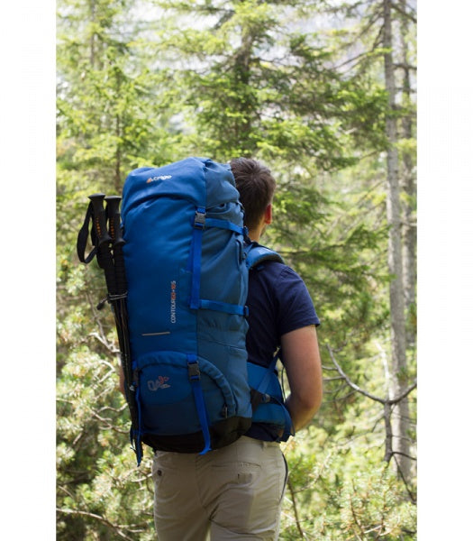 Backpack tourist Vango Contour 60+10 Shadow Black