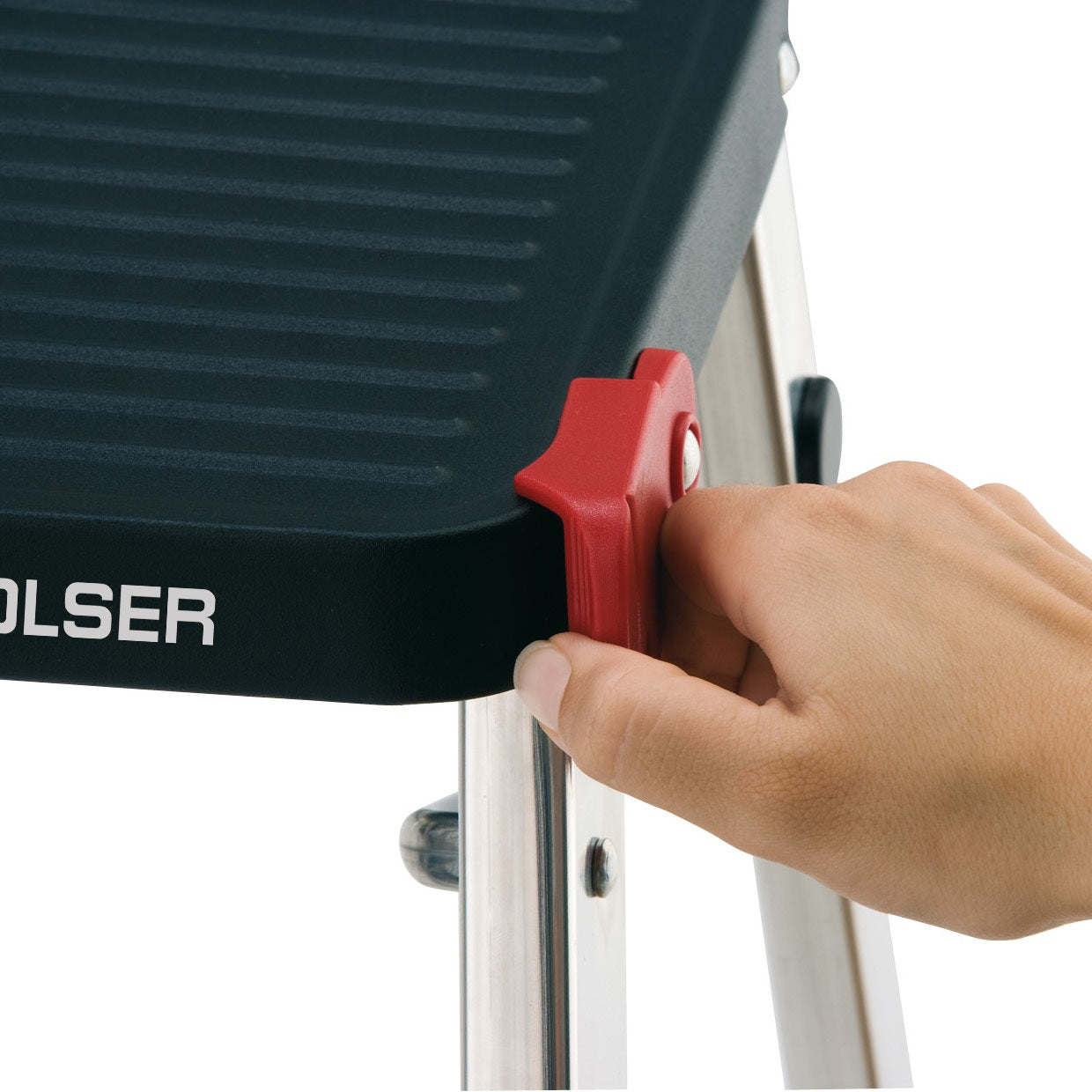 Stepladder Rolser Taburete M/3 3 steps Negro (MET3001-1023)