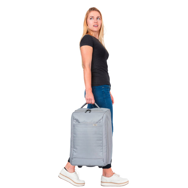 TravelZ Foldable 34 Grey Wheeled Travel Bag