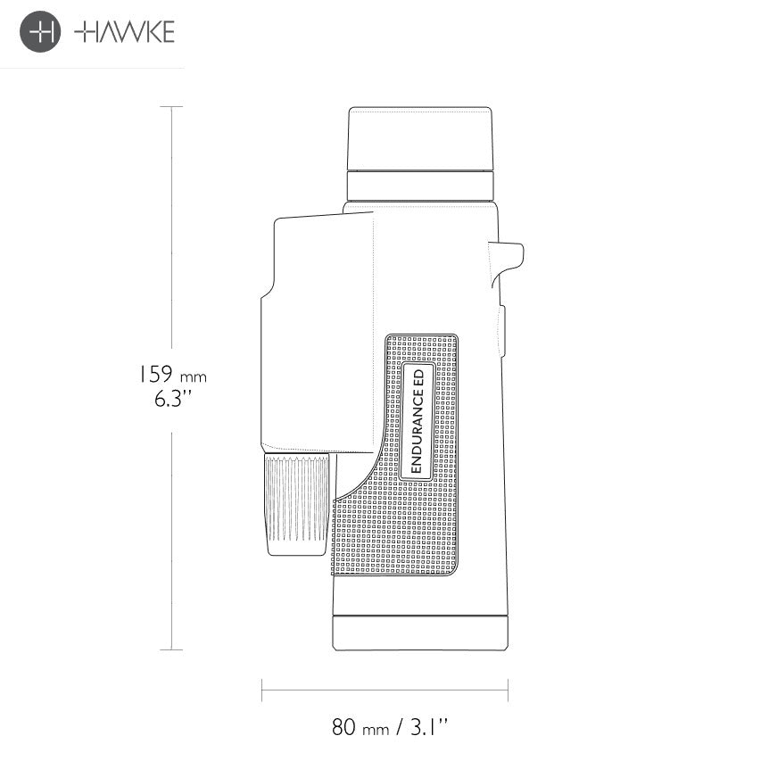 Hawke Endurance ED Marine 7x42 Blue Monocular (36520)