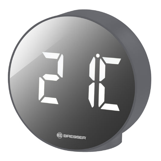 Table clock Bresser MyTime Echo FXR Silver (8010071QT5WHI)