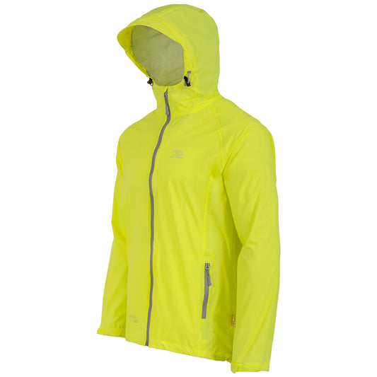 Men's Windbreaker Highlander Stow & Go Pack Away Rain Jacket 6000 mm Yellow XL (JAC077-YW-XL)