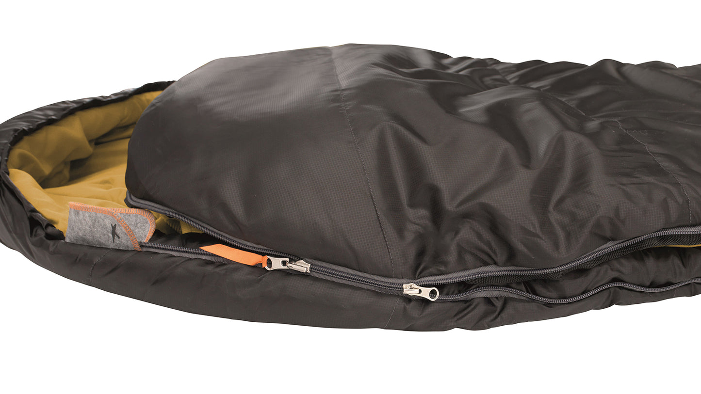 Sleeping bag Easy Camp Orbit 200/-1°C Black (Right)