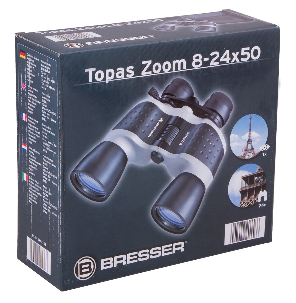 Binoculars Bresser Topas 8-24x50 Zoom (9662142)