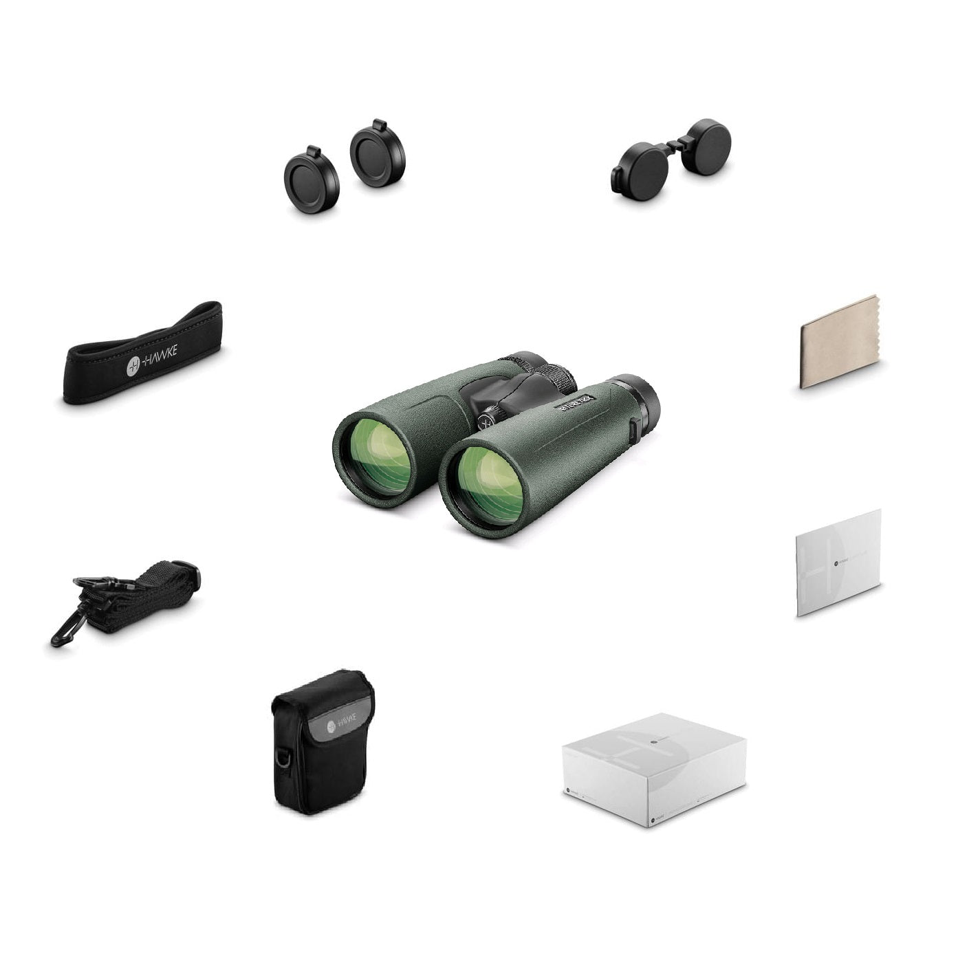 Binoculars Hawke Nature Trek 10x50 Top Hinge Green (35104)