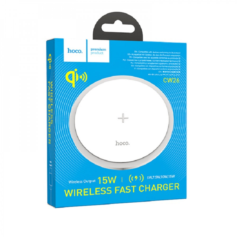 Wireless Charger 15W – Hoco CW26 – White