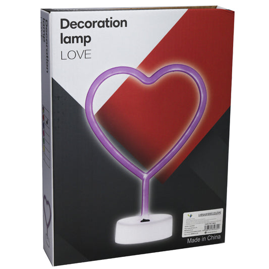 Night Light — Neon Lamp series — Heart Pink